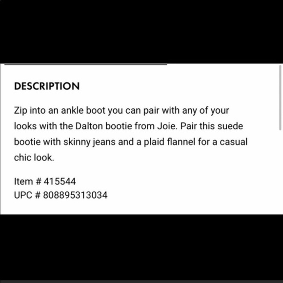 Joie Dalton Suede ankle bootie - Picture 6 of 7